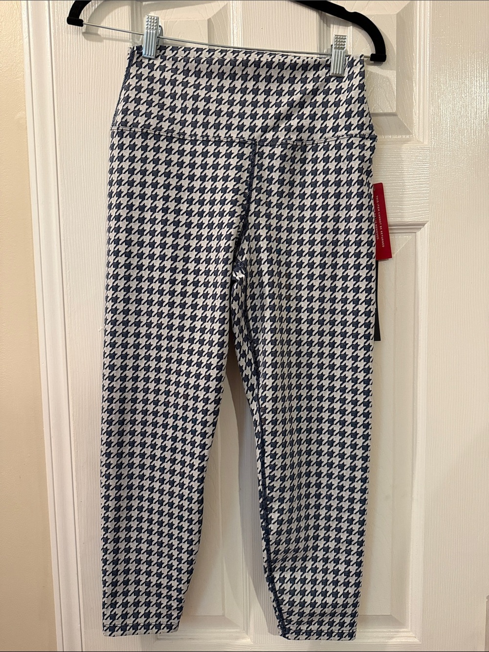 Carbon38 Houndstooth High-Waisted Leggings Size M NWT